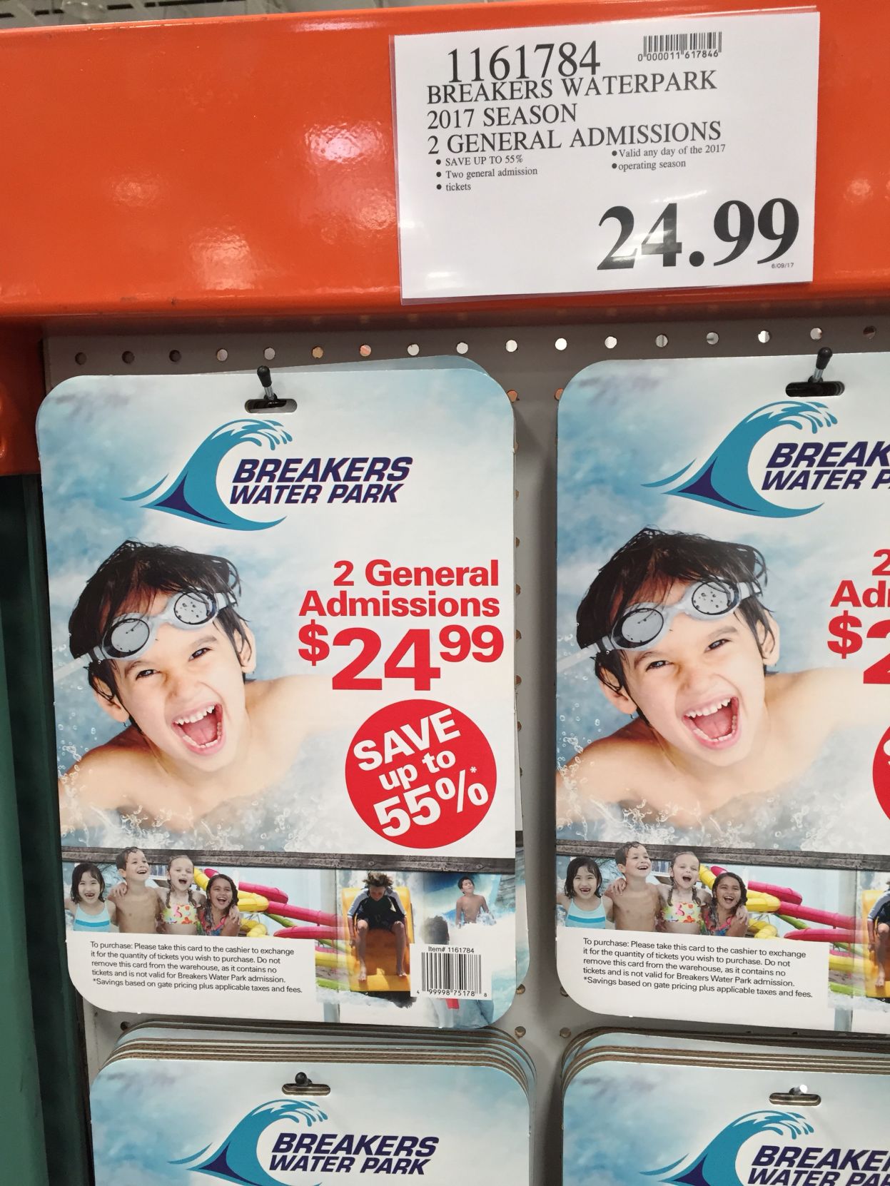 Breakers Water Park Tickets